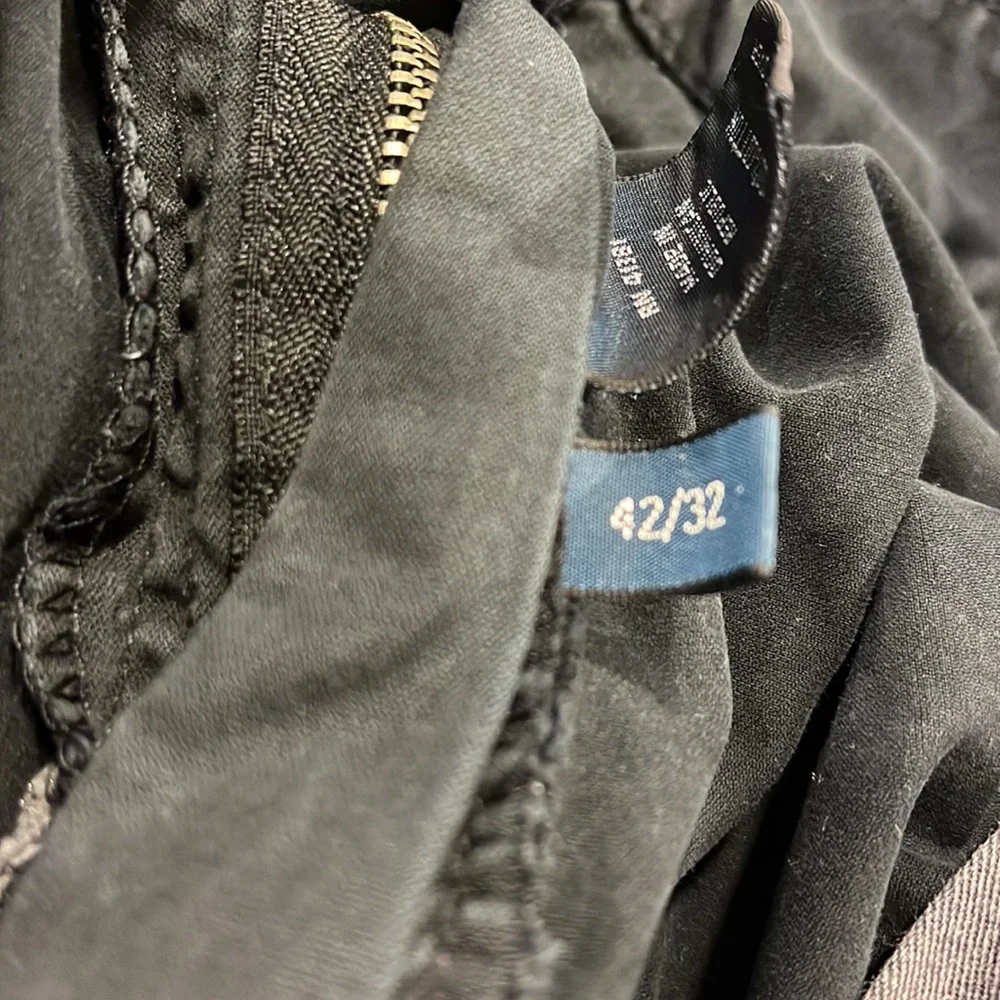 Polo Ralph Lauren Cargo Pants Mens Size 42x32 vintage black chino pockets